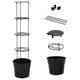 Vidaxl Tomato Breeding Jar Ø29.5x115 cm anthracite polypropen -colored