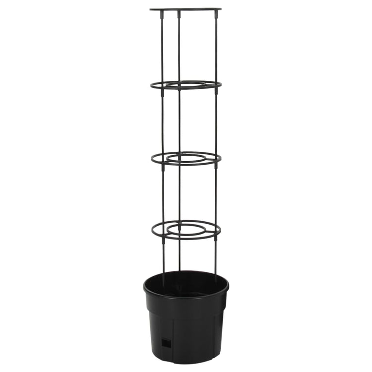 Vidaxl Tomato Breeding Jar Ø29.5x115 cm anthracite polypropen -colored