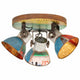 Vidaxx plafonnier industriel 25 w e27 42x25 cm multicolore