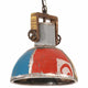 Vidaxx lampe à suspension industrielle ronde 25 w e27 30 cm multicolore