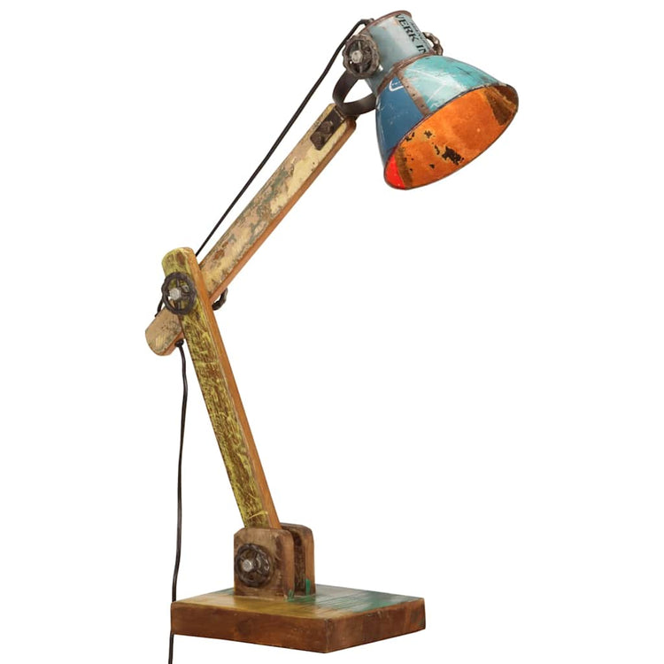 Vidaxx lampe de bureau industrielle ronde E27 23x18x95 cm multicolore