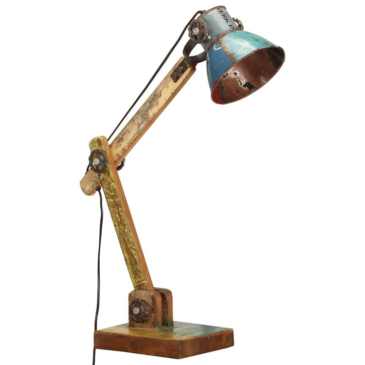 Vidaxx lampe de bureau industrielle ronde E27 23x18x95 cm multicolore