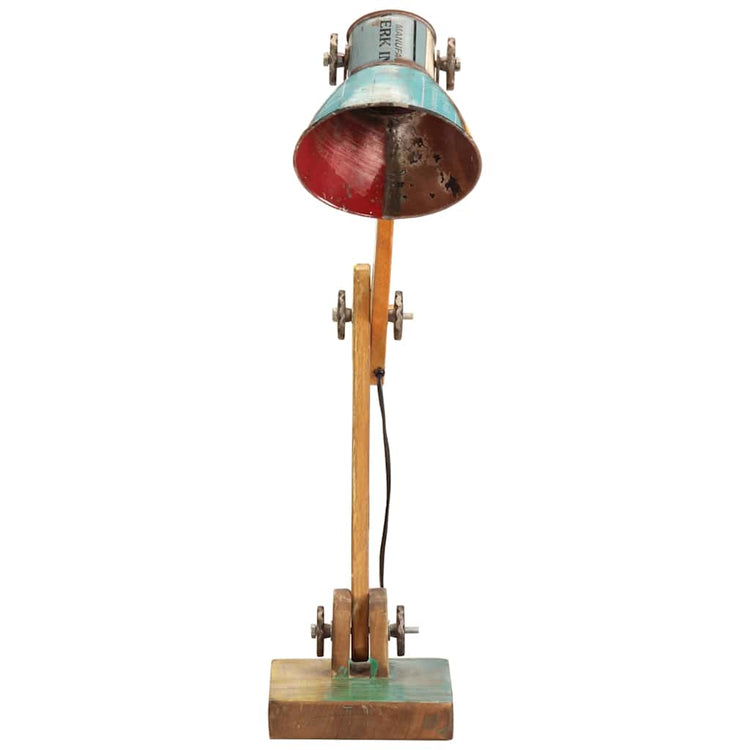 Vidaxx lampe de bureau industrielle ronde E27 23x18x95 cm multicolore