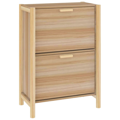 Armoire à chaussures Vidaxl 57.5x33x80 cm Bois transformé
