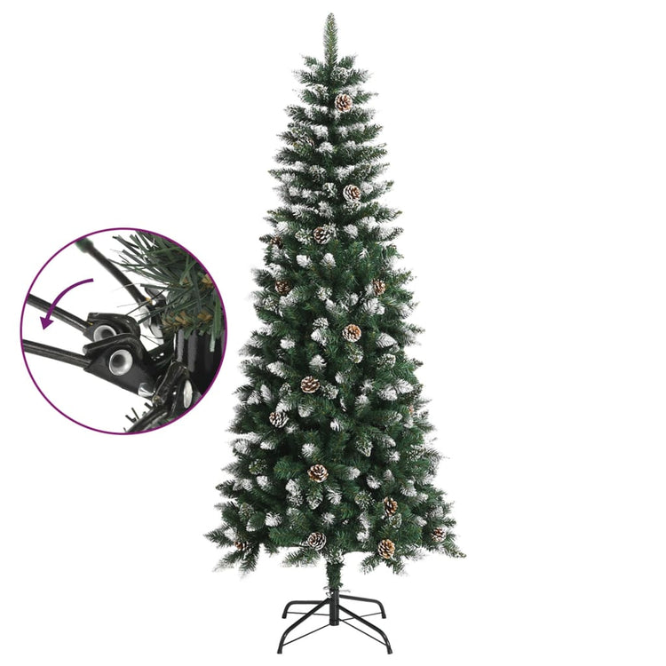 Vidaxl Kunstkerstboom avec un vert PVC standard de 180 cm