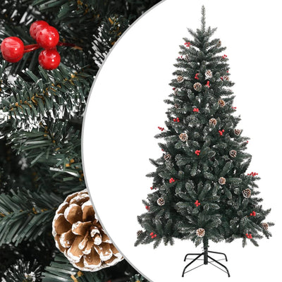 Vidaxl Kunstkerstboom avec un vert PVC standard de 180 cm