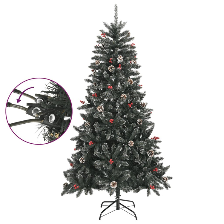 Vidaxl Kunstkerstboom avec un vert PVC standard de 180 cm