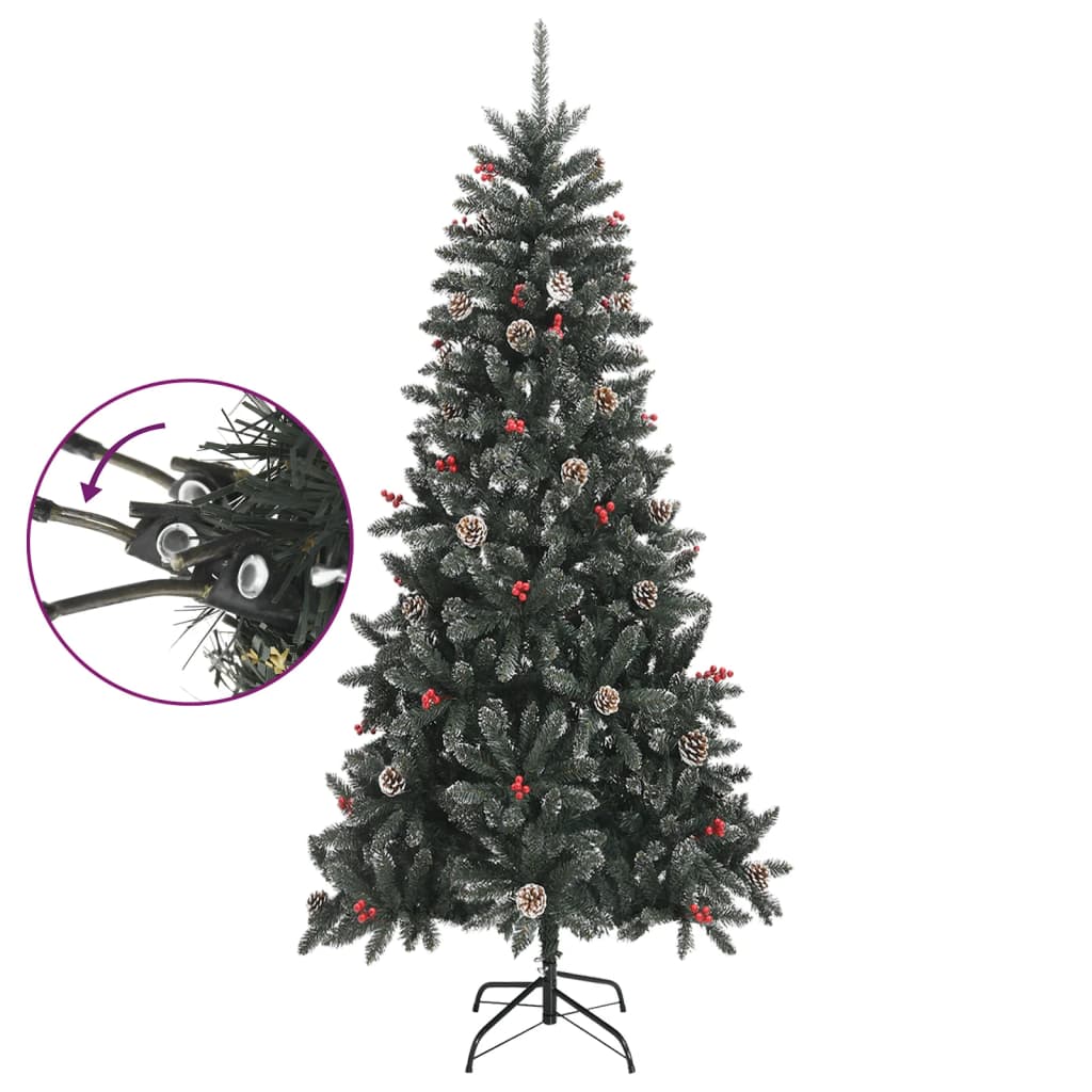 Vidaxl Kunstkerstboom avec Green PVC standard de 240 cm