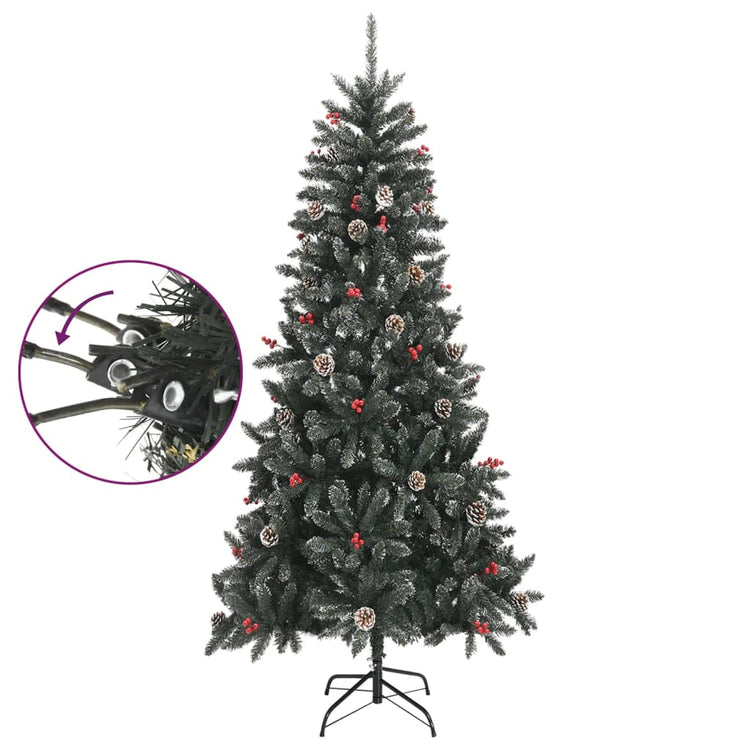 Vidaxl Kunstkerstboom avec Green PVC standard de 240 cm