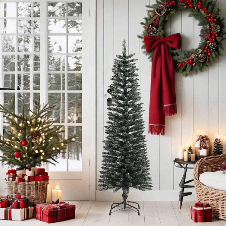 Vidaxl Kunstkerstboom avec un vert PVC étroit standard de 150 cm
