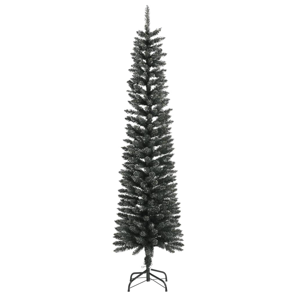 Vidaxl Kunstkerstboom avec un vert PVC étroit standard à 210 cm