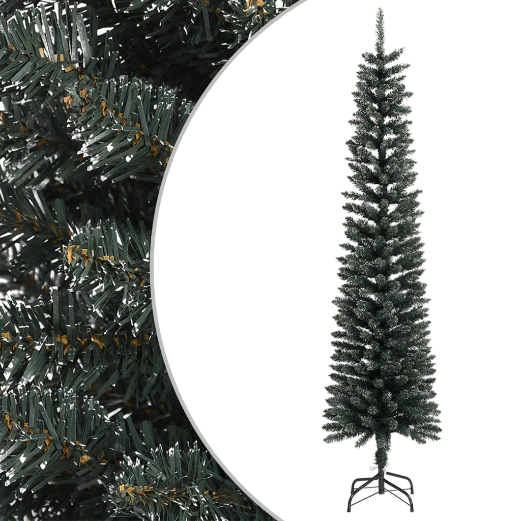 Vidaxl Kunstkerstboom avec un vert PVC étroit standard de 240 cm