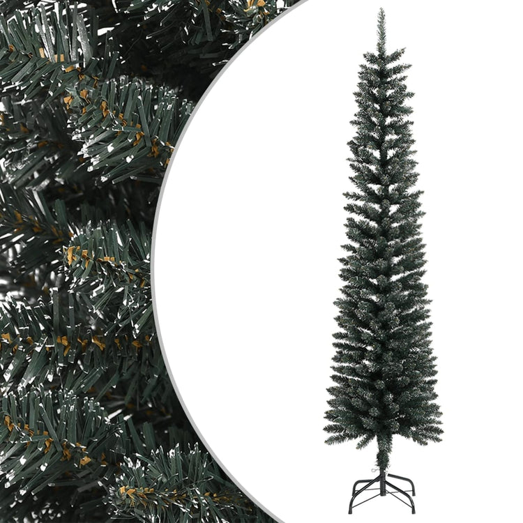 Vidaxl Kunstkerstboom avec un vert PVC étroit standard de 240 cm
