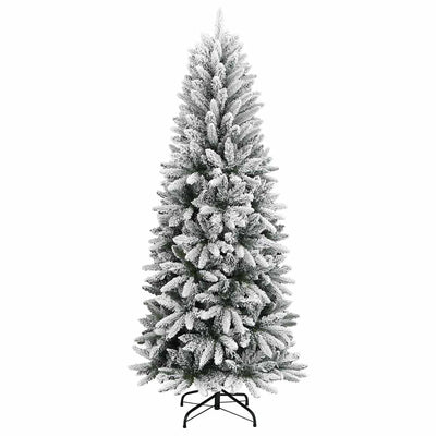 Vidaxl kunstkerstboom avec neige 120 cm en PVC et PE