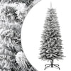 Vidaxl kunstkerstboom avec neige étroite de 120 cm en PVC et PE