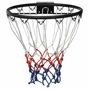 Anneau de basket-ball Vidaxl 39 cm en acier noir - afbeelding 2