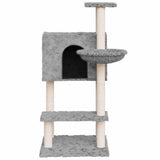 Vidaxl Cat Furniture avec Sisal Scratch Posts 108,5 cm Gris clair - afbeelding 3