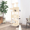 Vidaxl Cat Furniture avec Sisal Scratch Posts 180 cm Crème -Colored