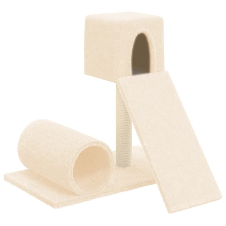 Vidaxl Cat Furniture with Sisal Scratching Post 59 cm Crème -Colored