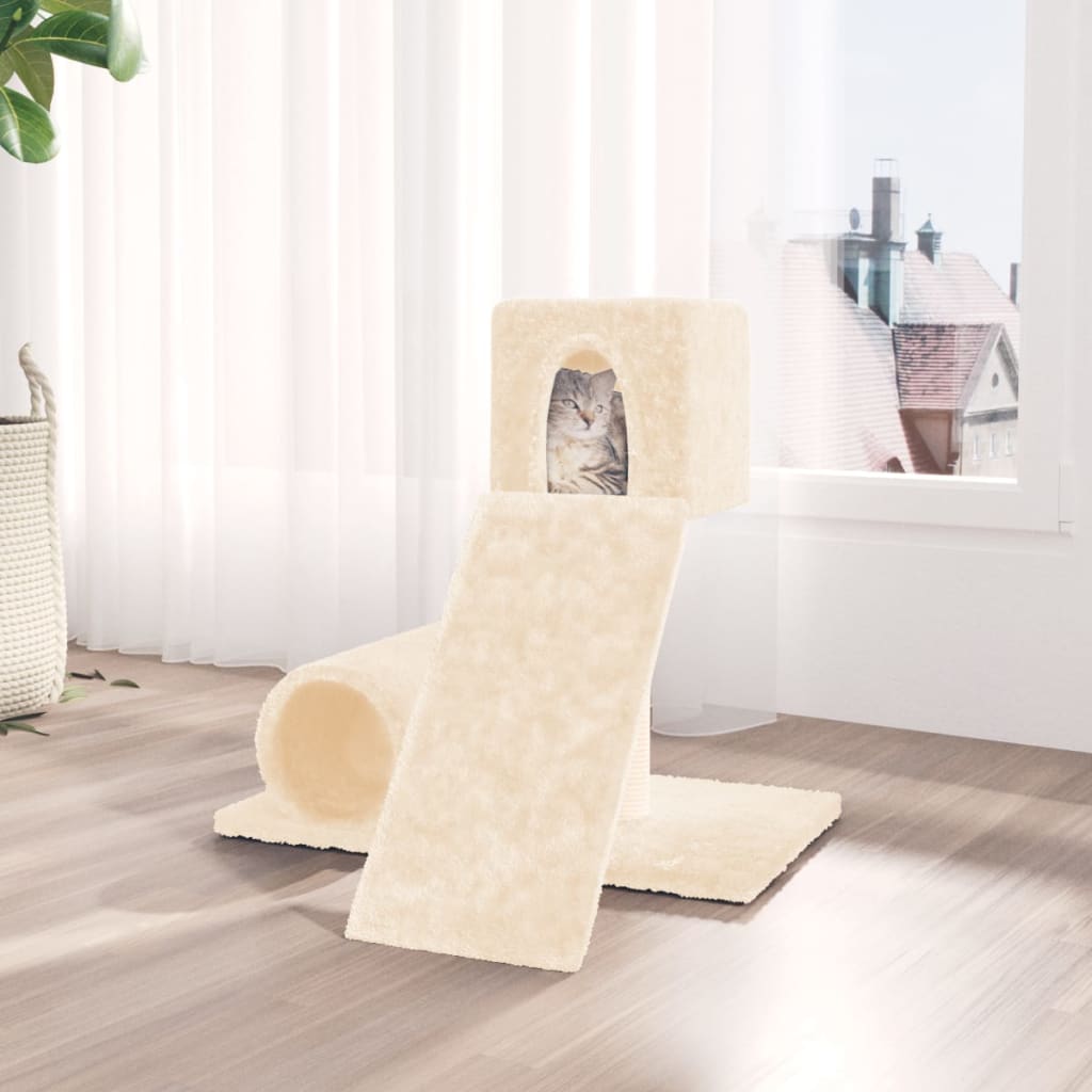Vidaxl Cat Furniture with Sisal Scratching Post 59 cm Crème -Colored