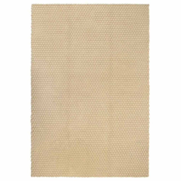 Vidaxl rectangulaire 120x180 cm coton naturel