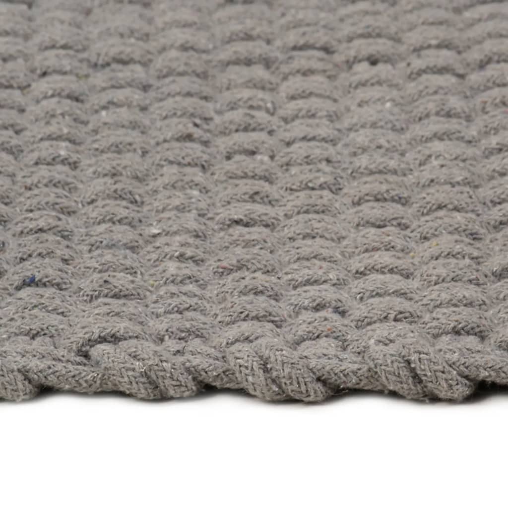 Vidaxl rectangulaire 120x180 cm gris coton