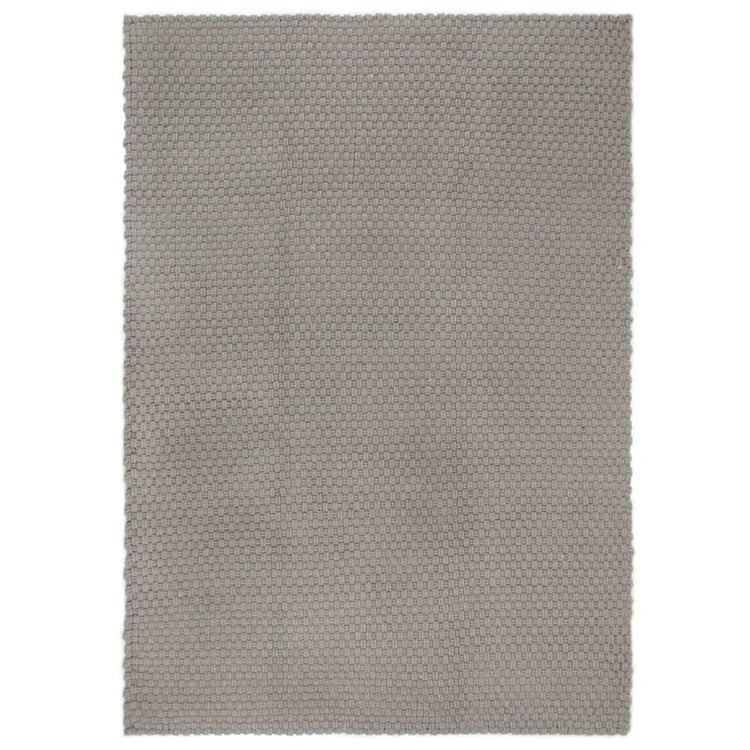 Vidaxl rectangulaire 160x230 cm gris coton