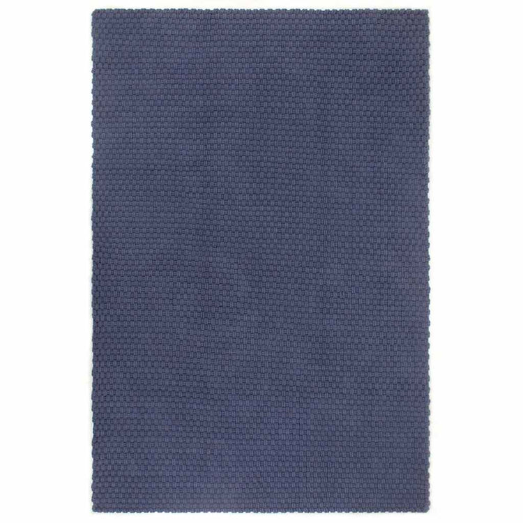 Vidaxl rectangulaire 120x180 cm bleu marine de coton