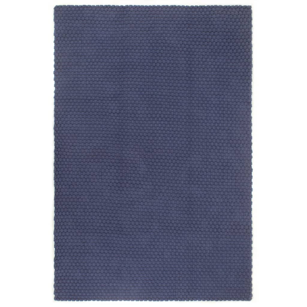 Vidaxl rectangulaire 200x300 cm bleu marine de coton