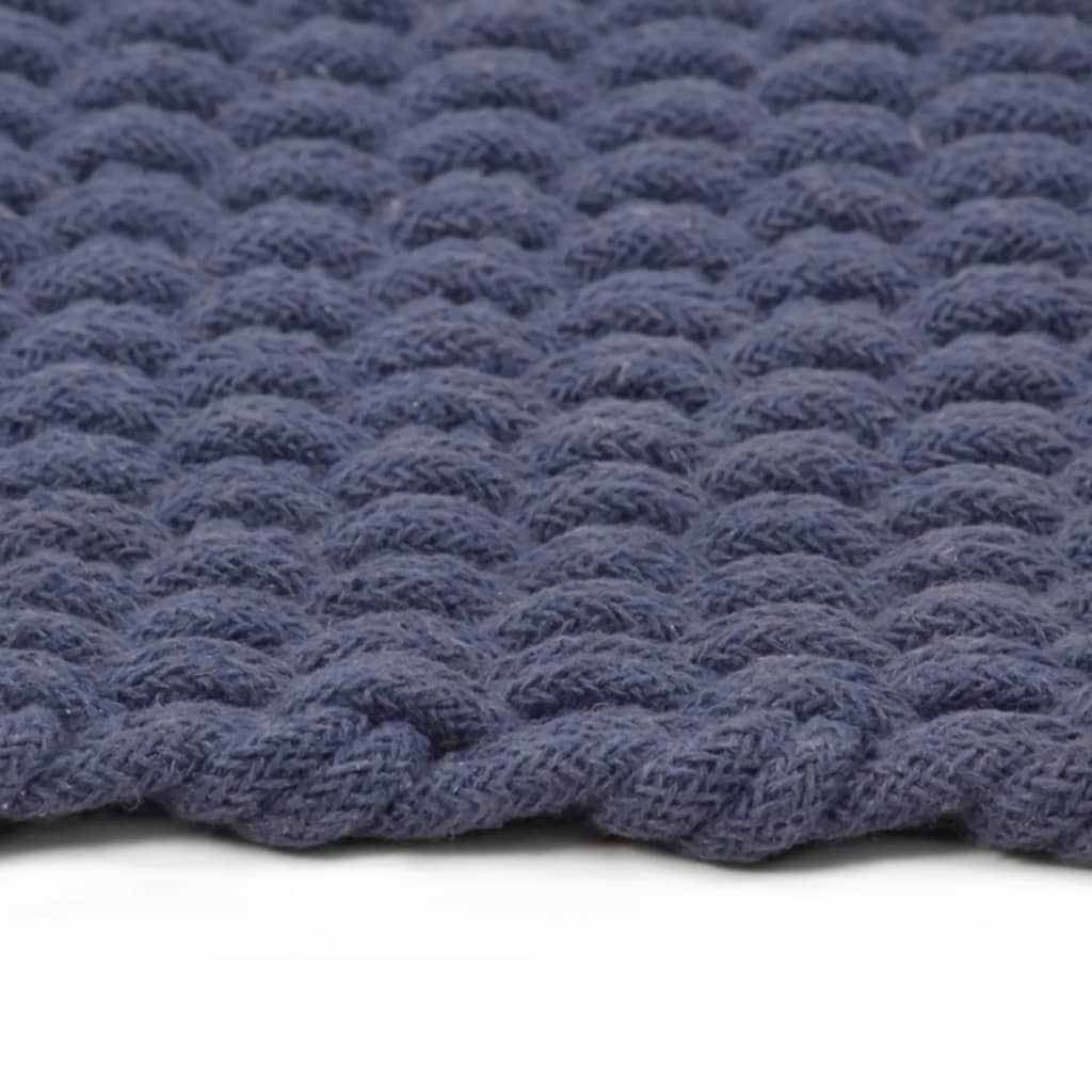 Vidaxl rectangulaire 200x300 cm bleu marine de coton
