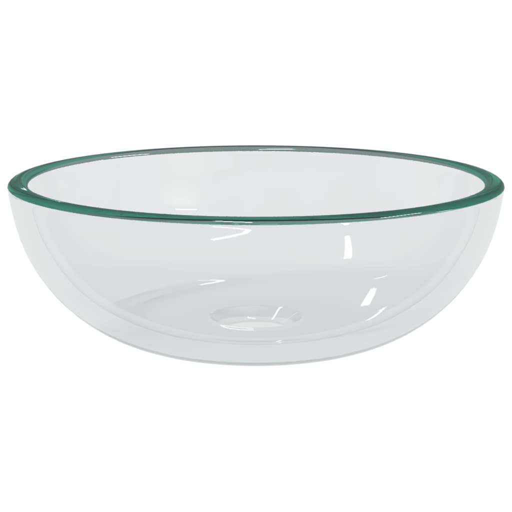 Vidaxl Washbasin 35x12 cm en verre trempé transparent
