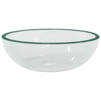 Vidaxl Washbasin 35x12 cm en verre trempé transparent