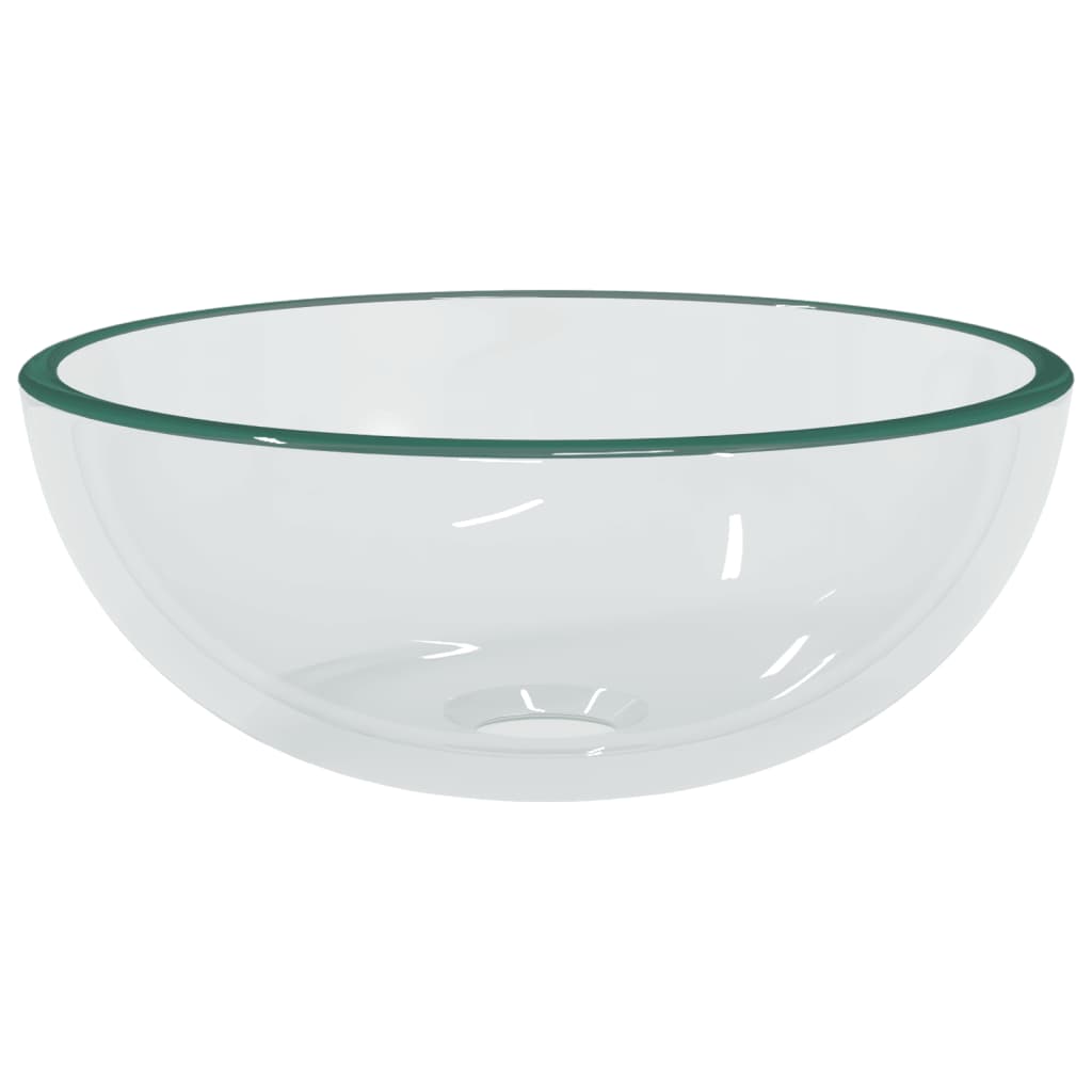 Vidaxl Washbasin 30x12 cm en verre trempé transparent