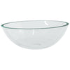 Vidaxl Washbasin 50x37x14 cm Verre transparent