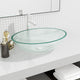 Vidaxl Washbasin 50x37x14 cm Verre transparent