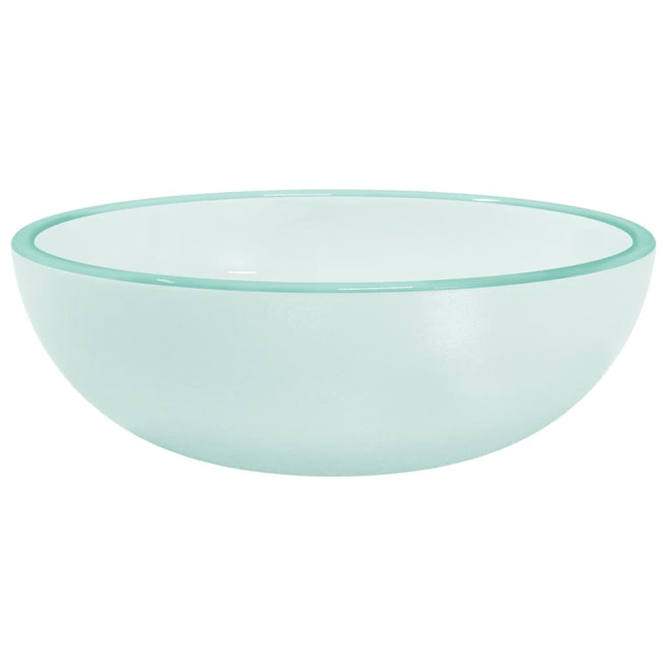 Vidaxl Washbasin 35x12 cm en verre trempé mat