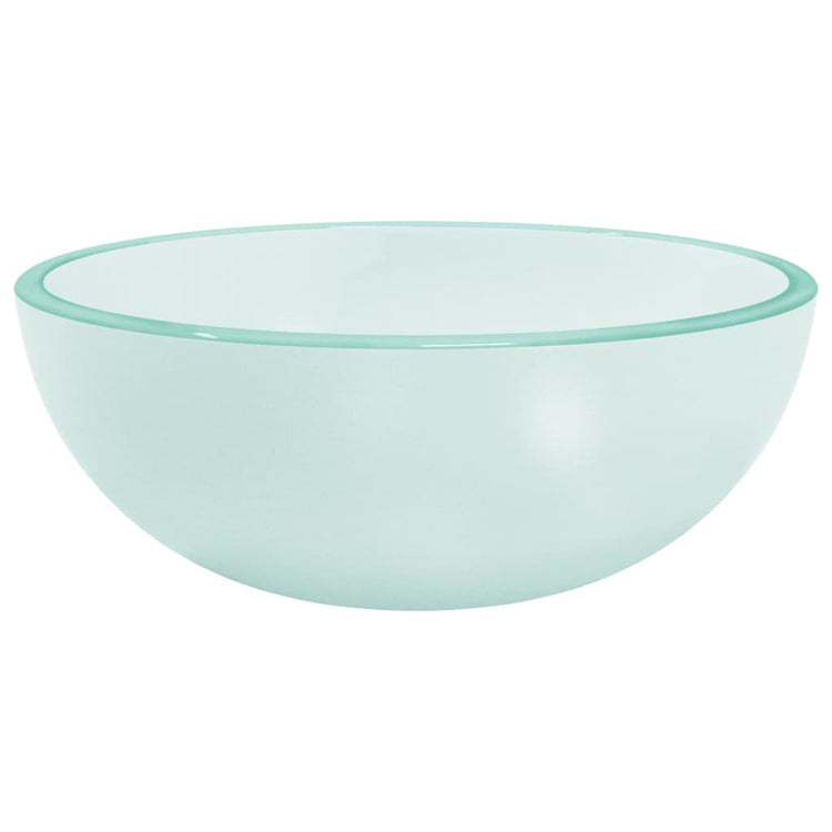 Vidaxl Washingin 30x12 cm en verre trempé mat