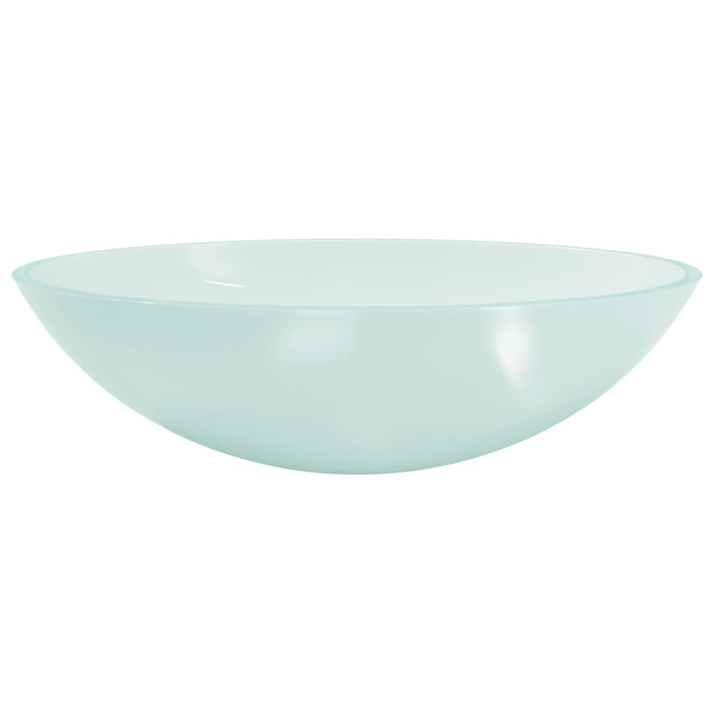 Vidaxl Washbasin 50x37x14 cm Verre mate