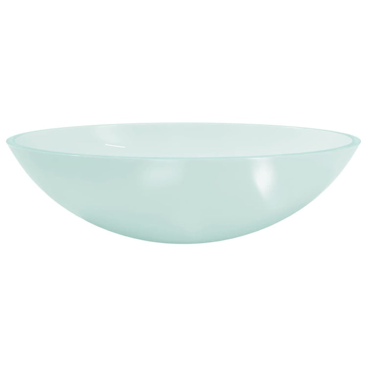 Vidaxl Washbasin 50x37x14 cm Verre mate