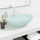 Vidaxl Washbasin 50x37x14 cm Verre mate