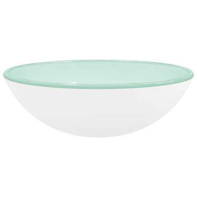 Vidaxl Washbasin 42x14 cm blanc trempé blanc
