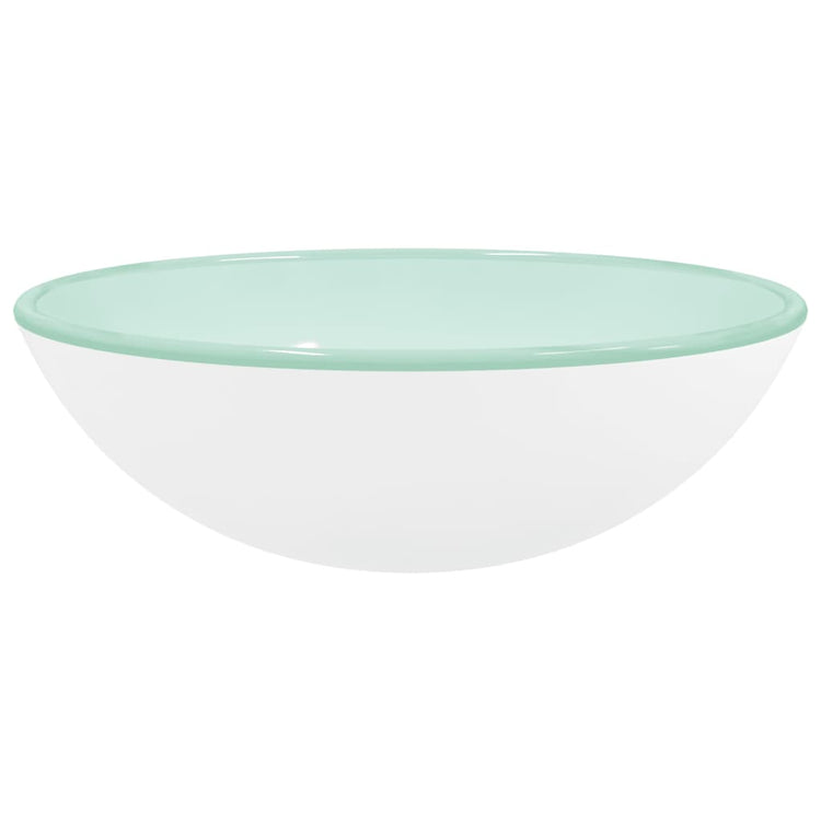 Vidaxl Washbasin 42x14 cm blanc trempé blanc