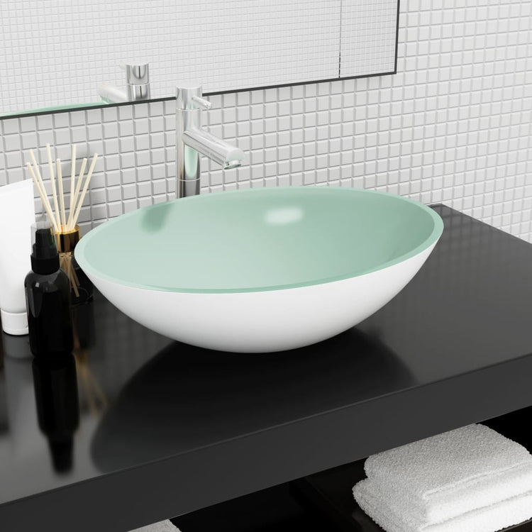 Vidaxl Washbasin 50x37x14 cm Blanc