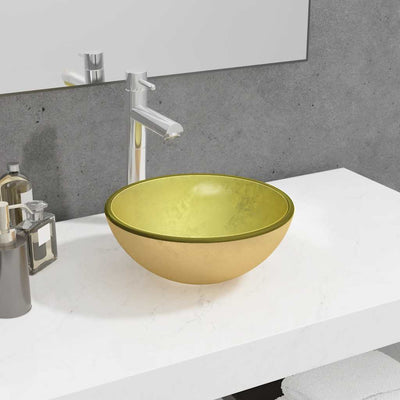 Vidaxl lavabo de 30x12 cm en verre trempé en verre de couleur
