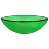 Vidaxl Washbasin 42x14 cm vert trempé vert