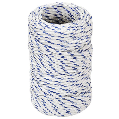 Corde à démarrage Vidaxl 2 mm 50 m de polypropylène blanc