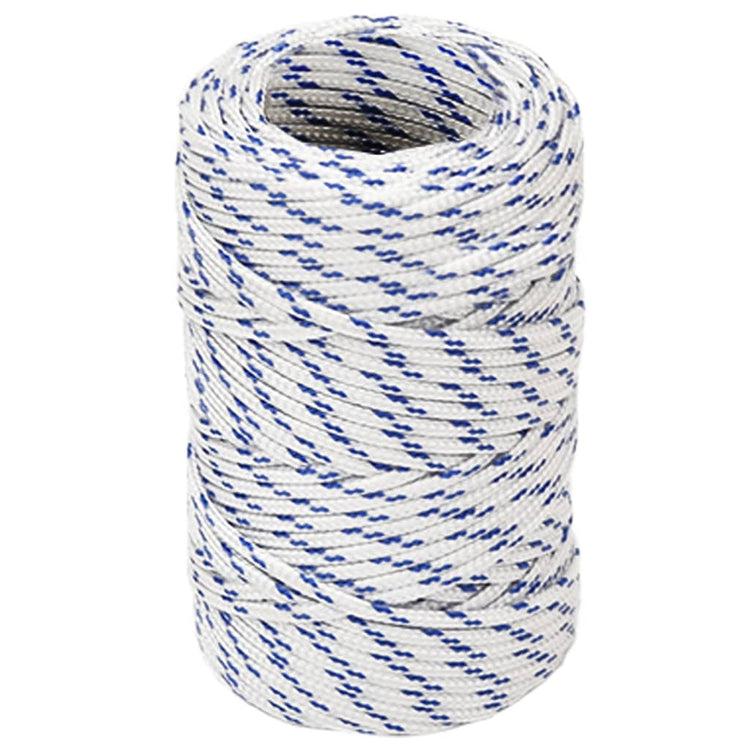Corde à démarrage Vidaxl 2 mm 50 m de polypropylène blanc