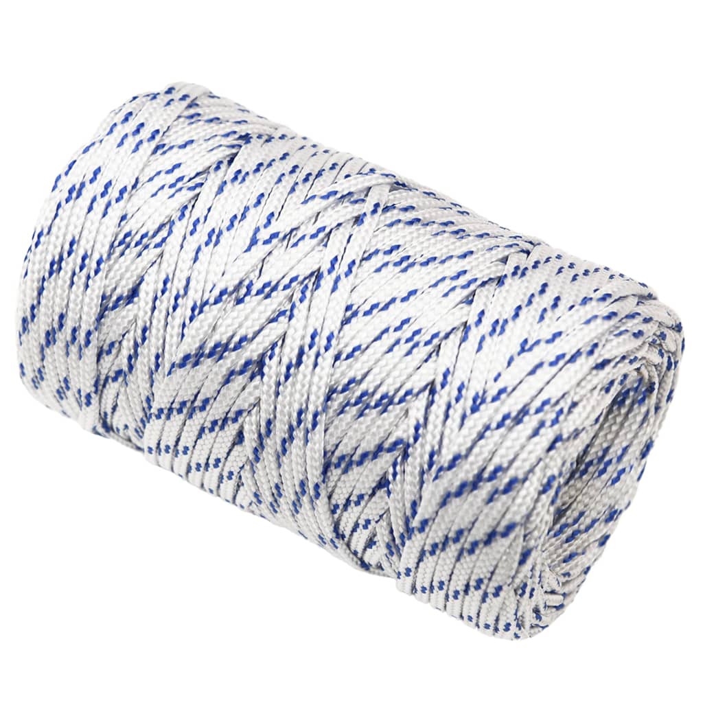 Corde à démarrage Vidaxl 2 mm 50 m de polypropylène blanc