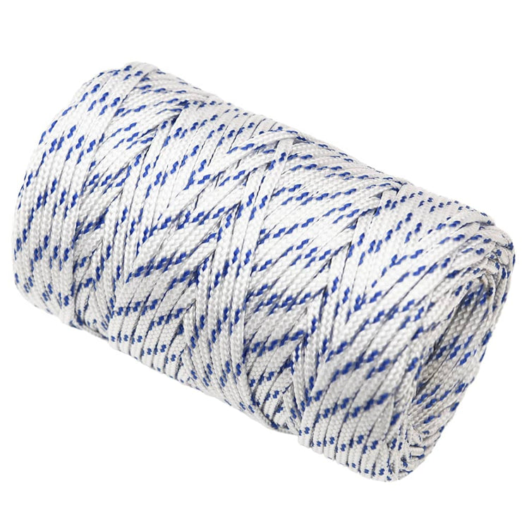 Corde à démarrage Vidaxl 2 mm 50 m de polypropylène blanc