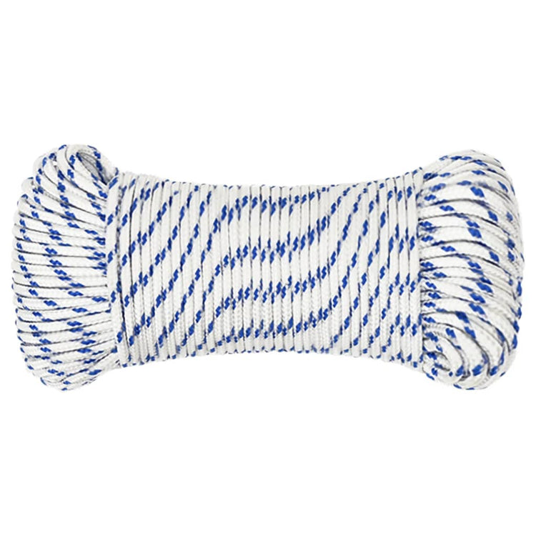 Corde à démarrage Vidaxl 3 mm 50 m de polypropylène blanc